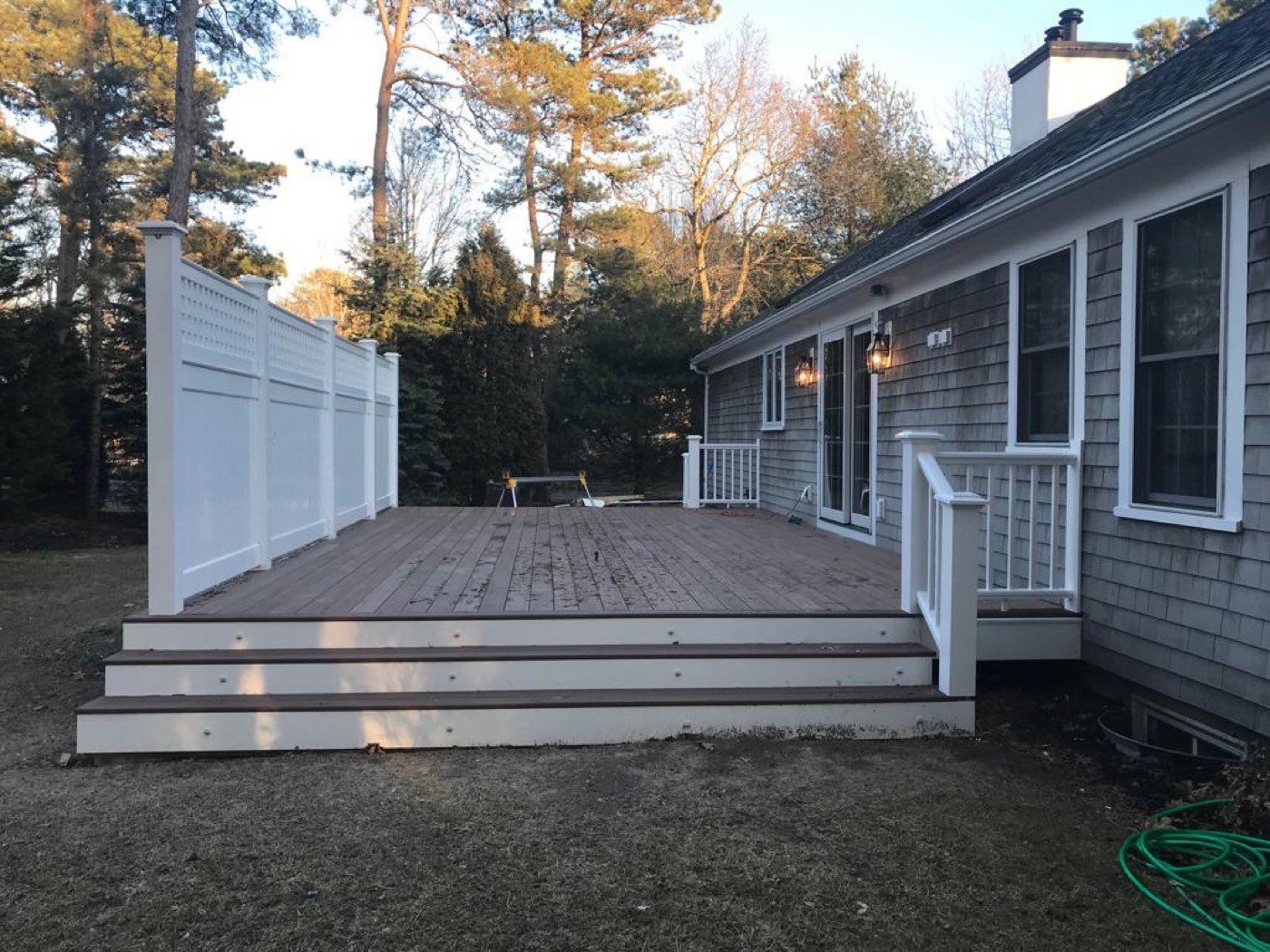 New deck built by Emerson Inc.